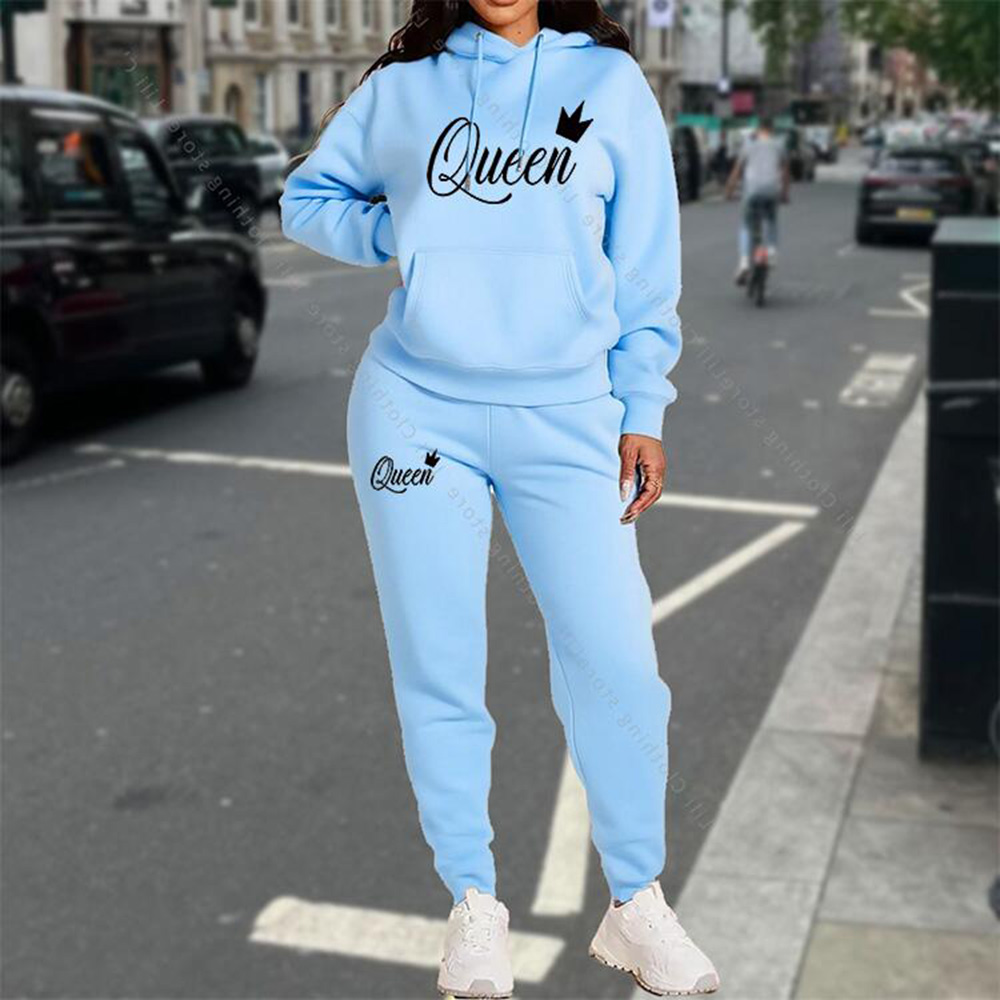 Quality Winter Clothing Brand - بدلة رياضية نسائية للخريف والشتاء، هوديز