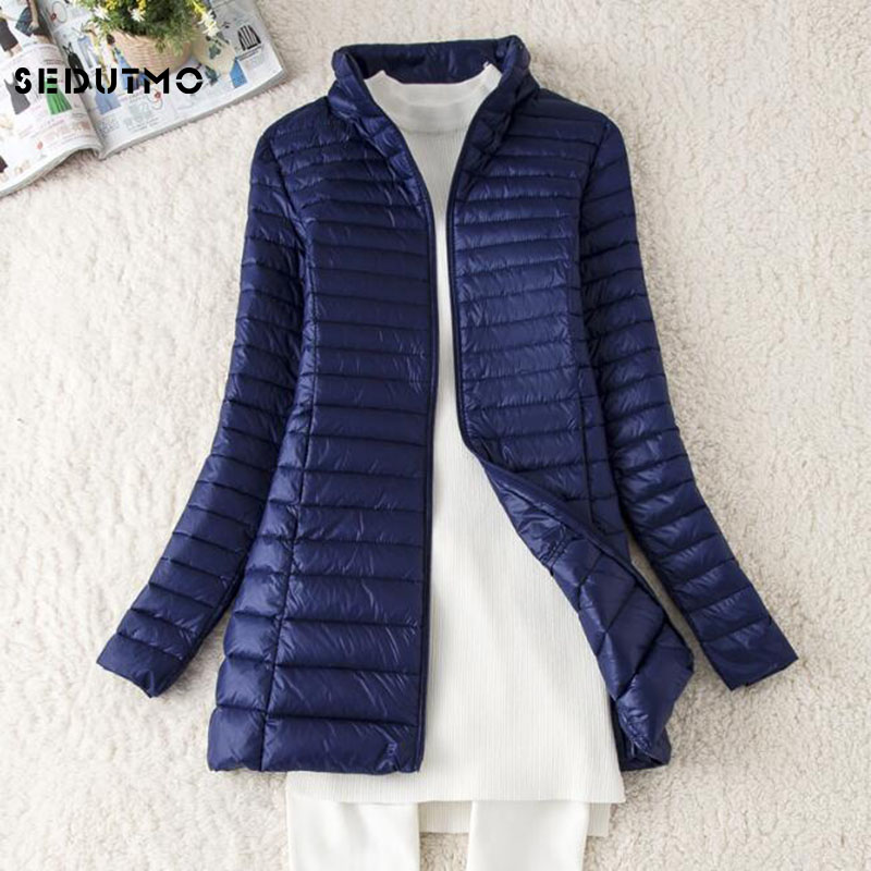 Puffer Jacket Women Down - SEDUTMO الشتاء المرأة طويلة أسفل السترات