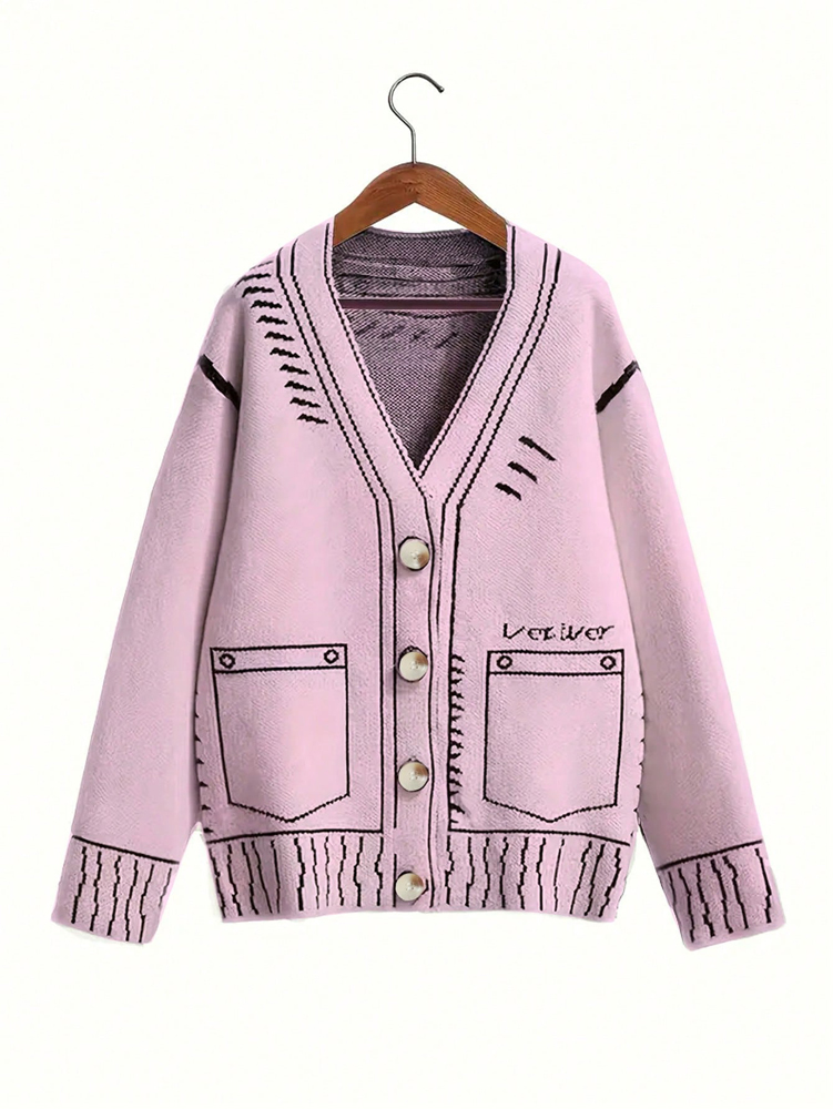 Winter Clothing Clearance Sale - حجم كبير المرأة زر متابعة سترة