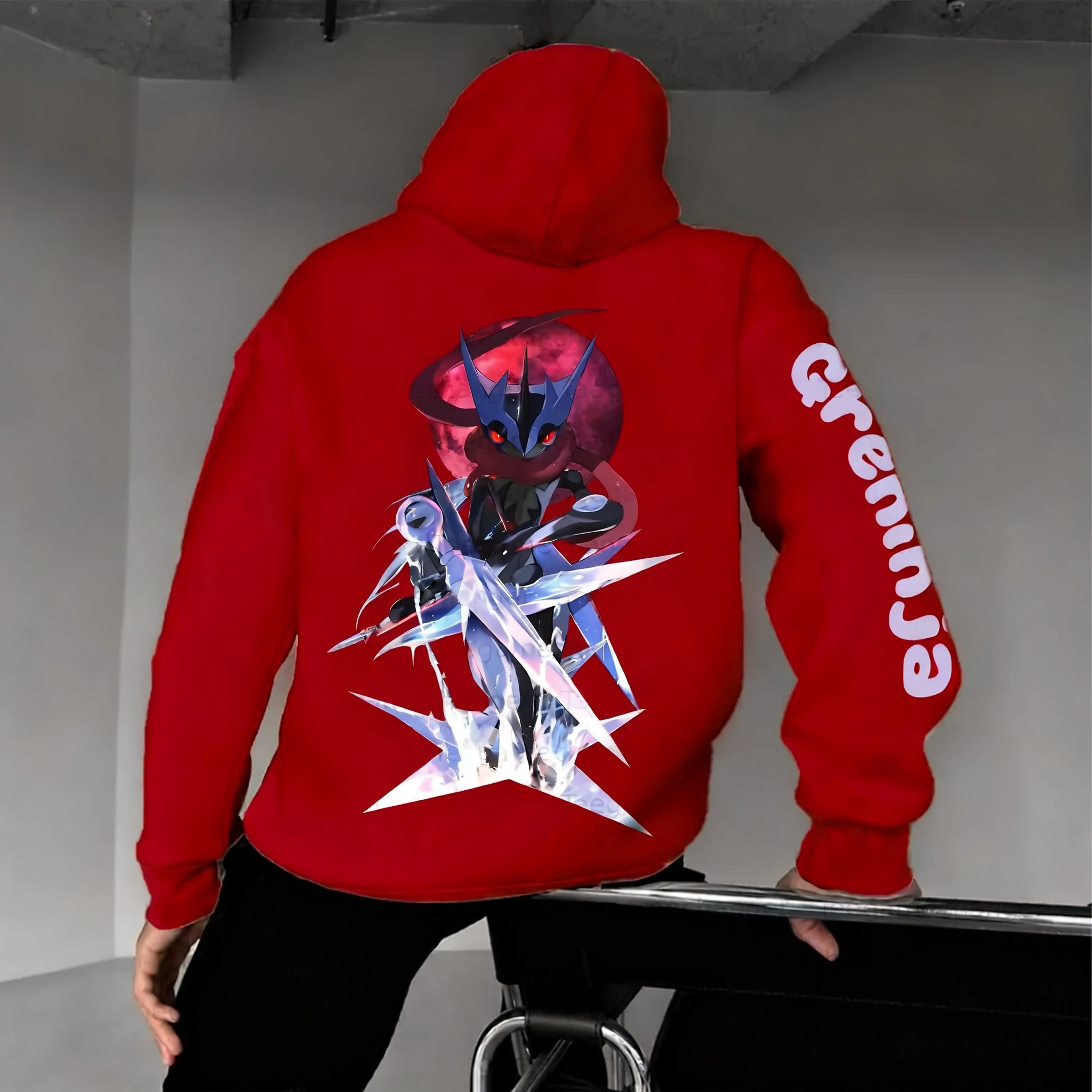 Winter Clothing Anime - سترة بوكيمون أنيمي غرينينيا كو ذات
