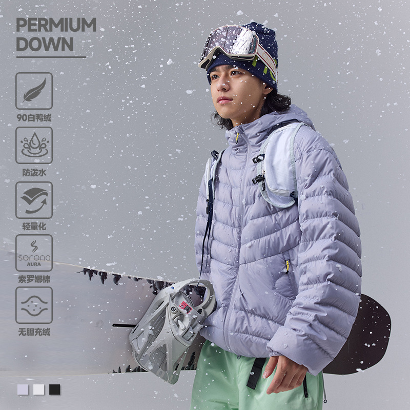 Puffer Jacket Women Down - جودة مقاوم للماء 90% الأبيض أسفل