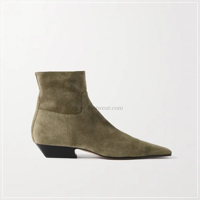 Winter Clothing Clearance Sale - حذاء نسائي بكعب منخفض من جلد