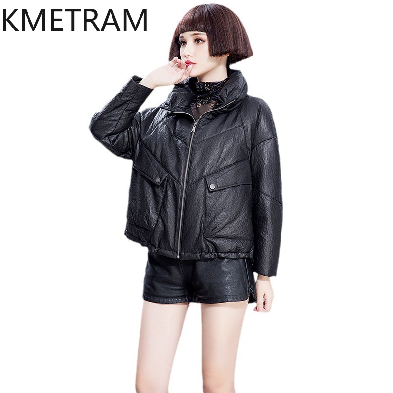 KMETRAM جاكيتات نسائية من جلد  - مراجعة Puffer Jacket Women Down وسعره