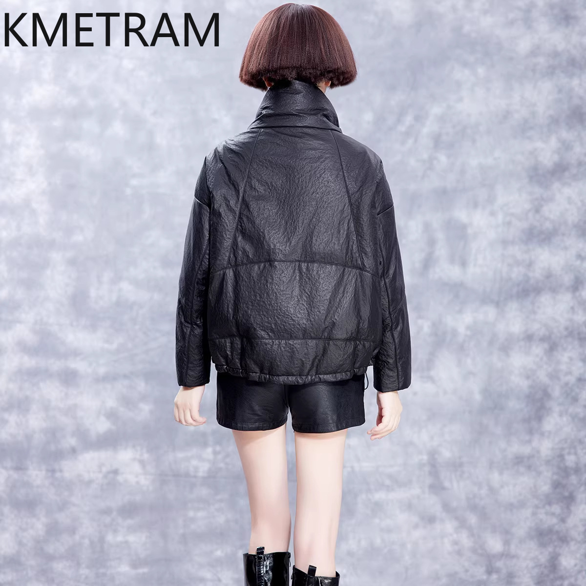 KMETRAM جاكيتات نسائية من جلد  - مراجعة Puffer Jacket Women Down وسعره