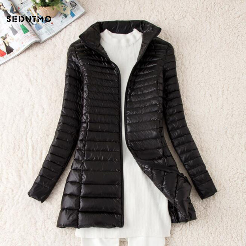 SEDUTMO الشتاء المرأة طويلة أس - مراجعة Puffer Jacket Women Down وسعره