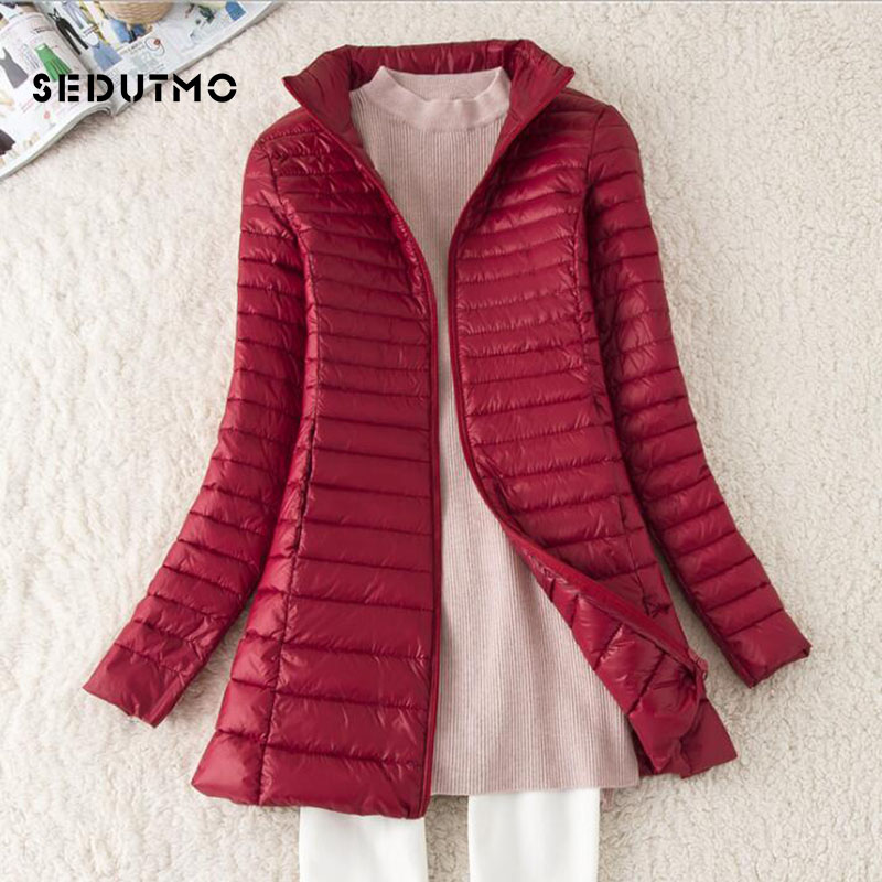 SEDUTMO الشتاء المرأة طويلة أس - مراجعة Puffer Jacket Women Down وسعره