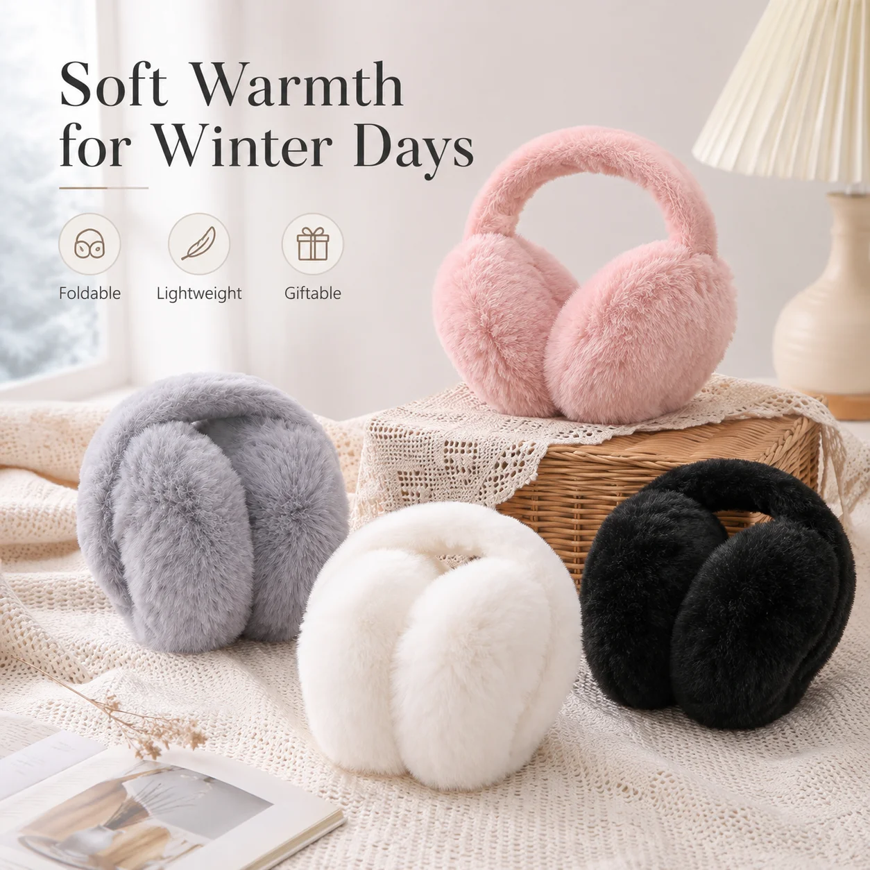 سماعات أذن دافئة للغاية من الف - مراجعة Ear Muff Foldable وسعره
