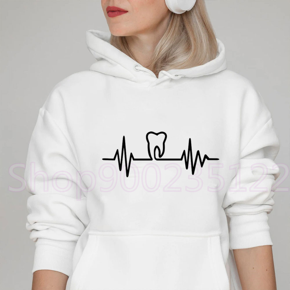 Heatbeat Hoodie Graphic Tooth  - مراجعة Winter Clothing Drawing وسعره
