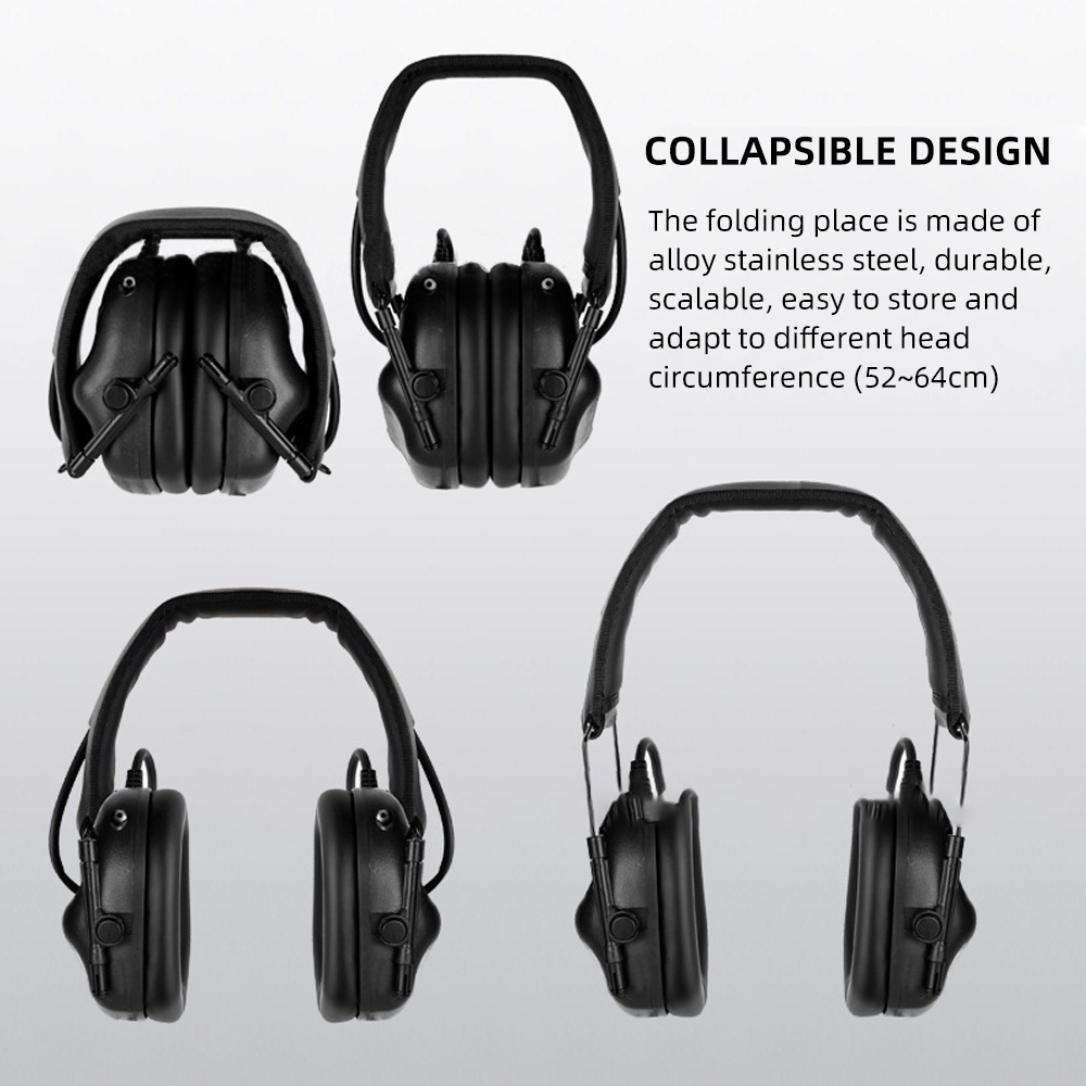 BOOIU التكتيكية الإلكترونية اط - مراجعة Ear Muff Foldable وسعره