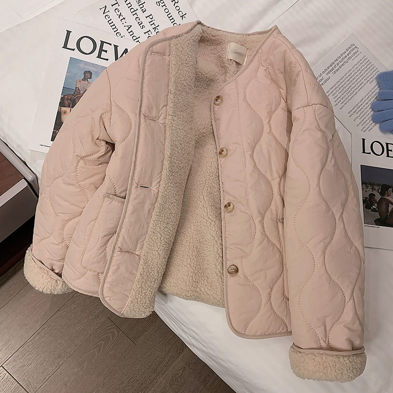 الخريف الشتاء مبطن سترة أزرار  - مراجعة Winter Clothing Trends For Women وسعره