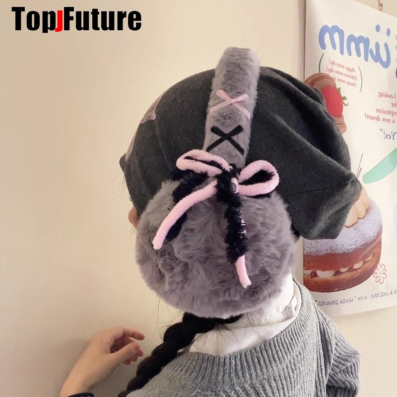 Harajuku Y2k لطيف الحلو لوليتا - مراجعة Ear Muff Foldable وسعره