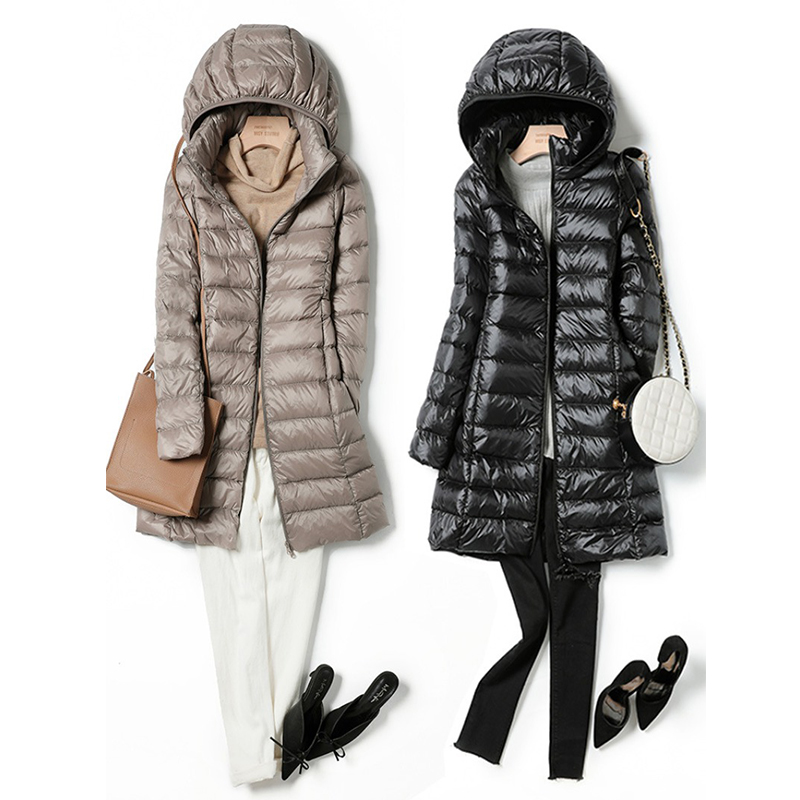 المرأة X-طويلة مكتب سيدة قبعة  - مراجعة Puffer Jacket Women Down وسعره