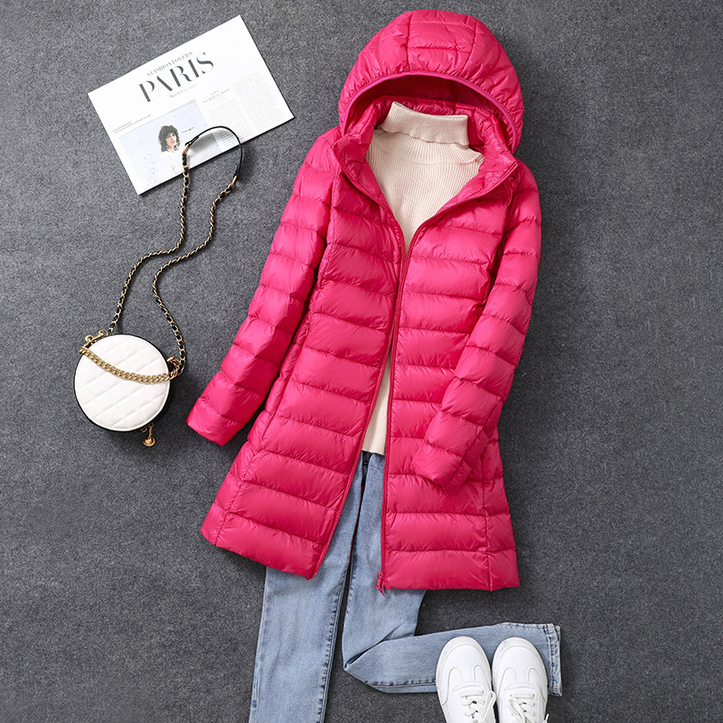 المرأة X-طويلة مكتب سيدة قبعة  - مراجعة Puffer Jacket Women Down وسعره