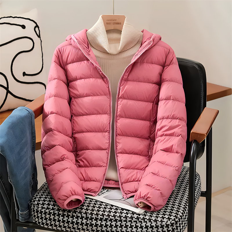 المرأة مقنعين الكورية سليم الب - مراجعة Puffer Jacket Women Down وسعره