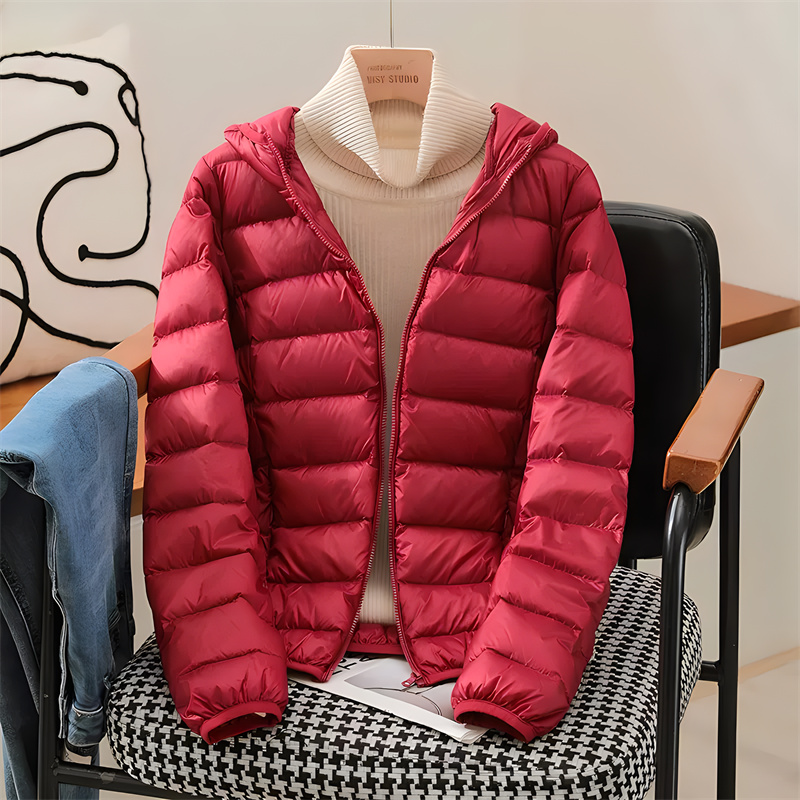 المرأة مقنعين الكورية سليم الب - مراجعة Puffer Jacket Women Down وسعره