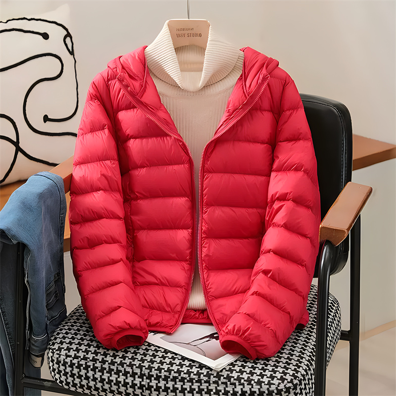 المرأة مقنعين الكورية سليم الب - مراجعة Puffer Jacket Women Down وسعره