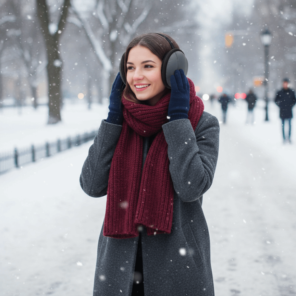 سماعات أذن شتوية أنيقة لحماية  - مراجعة Ear Muff Foldable وسعره