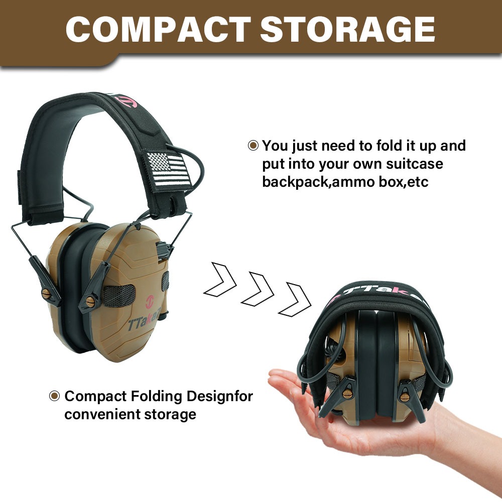 سماعة أذن إلكترونية قابلة للطي - مراجعة Ear Muff Foldable وسعره